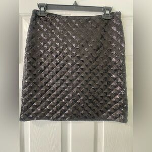 Banana Republic Black Sequin Mini Skirt